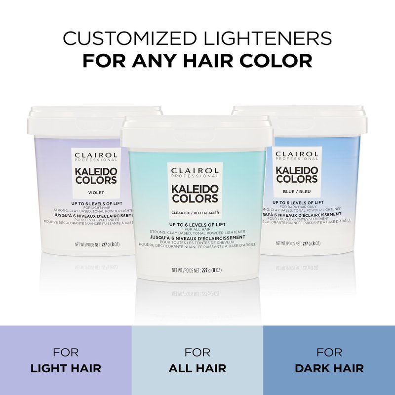 Clairol Professional Kaleidocolors, Blue, 1 oz. Hair Lightener for Dark Hair