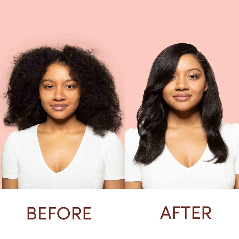 Mizani Thermasmooth Smoothing Serum - Heat Protection & Frizz Control for Curly Hair | Infused with Coconut Oil