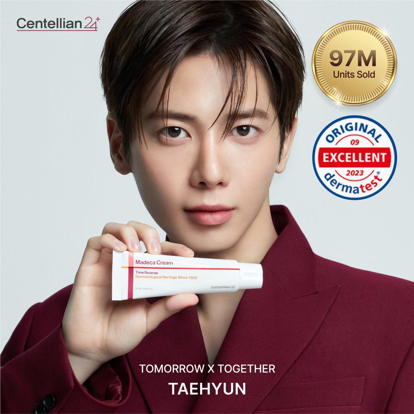 CENTELLIAN 24 Madeca Cream Time Reverse (50ml/1.69fl oz, Pack of 2) Advanced Fast-Absorbing & Nourishing Cream, Hydrates, Reduces Wrinkles, Korean Skin Care, Centella Asiatica