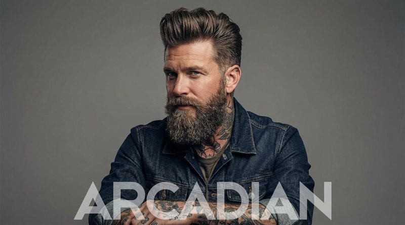 Arcadian Grooming Clay Pomade for Men – Vegan Matte Finish, Strong High Hold, 4oz