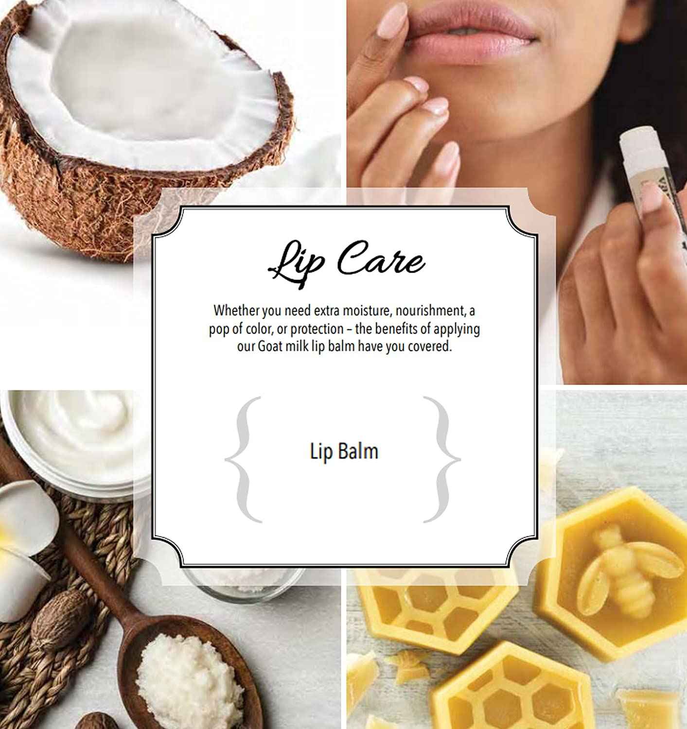 Dionis - Goat Milk Skincare Sweet Berry Scented Lip Balm 3 Piece Set (0.28 oz) - Made in the USA - Cruelty-free and Paraben-free