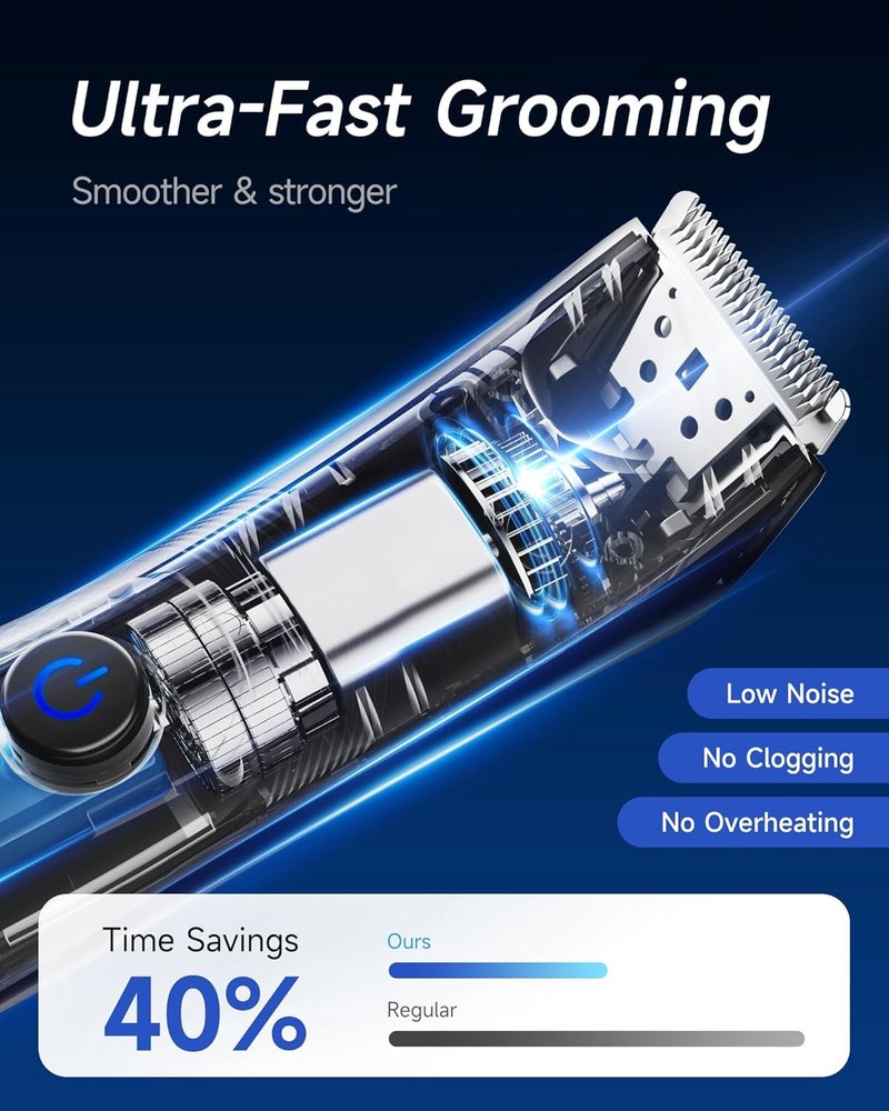 Manscape Trimmer for Men - No Nicks Electric Razor for Body Hair Removal | Waterproof, USB-C Charging, Ceramic Blade