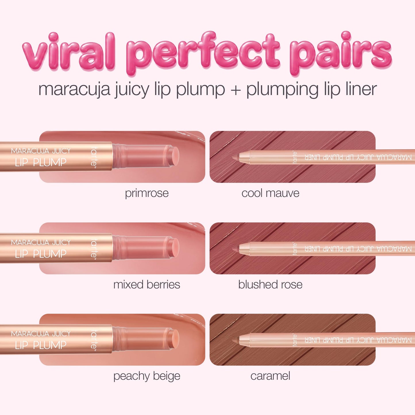 tarte maracuja juicy lip plump – Hydrating & Volumizing Lip Plumper Gloss Balm with Nourishing Hyaluronic Acid, Plumps & Moisturizes, Vegan & Cruelty-Free, full size, white peach