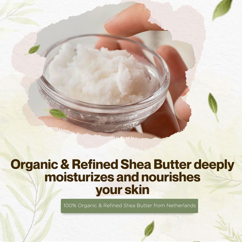 Organic Refined Shea Butter – Unscented & Smooth Texture – Premium Cosmetic Grade Shea Butter for Skincare, Hair Care, Soap Making, Lotions, Balms & DIY Formulations | France Net Wt. 0.45 kg / 1 lb