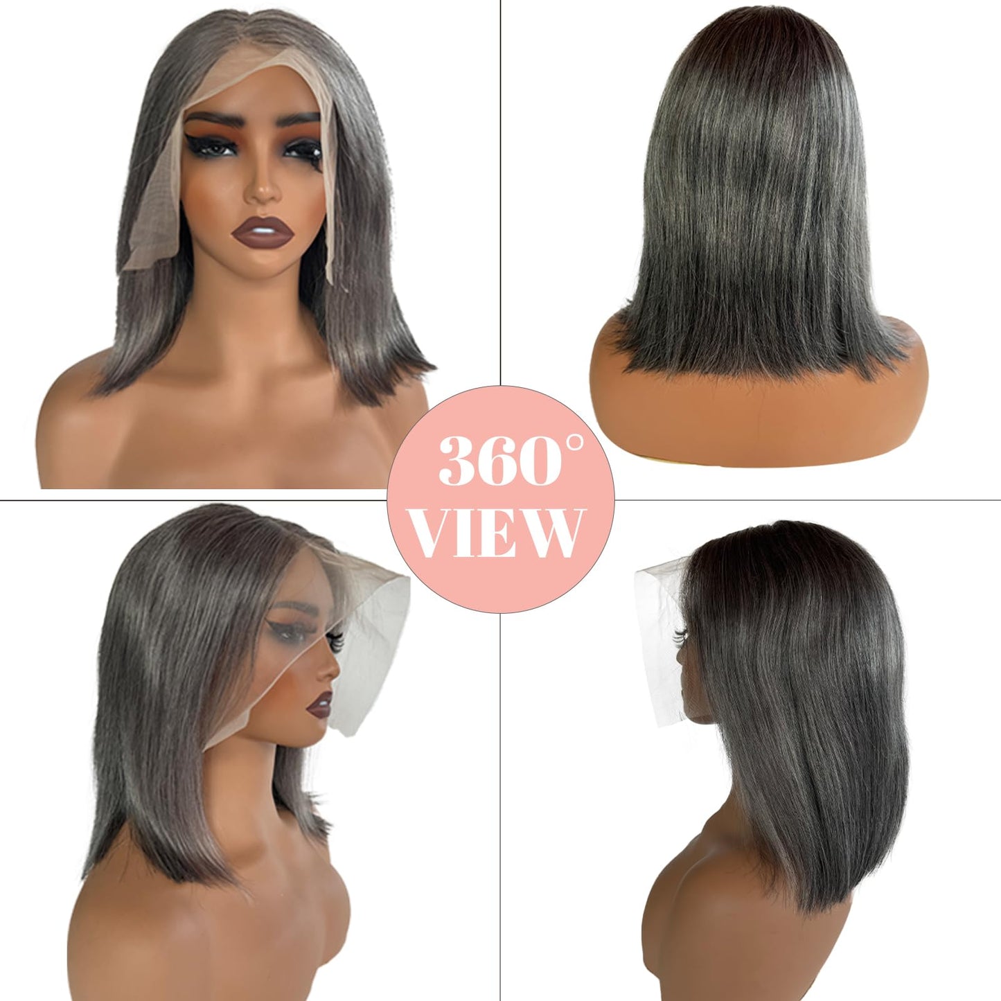 Belaved 13X4 HD Transparent 99J Burgundy Bob Lace Front Wigs Human Hair Straight Glueless Bob Wig Human Hair 14 Inch Pre Plucked Pre Cut Bob Lace Frontal Wigs with Natural Hairline for Black Women