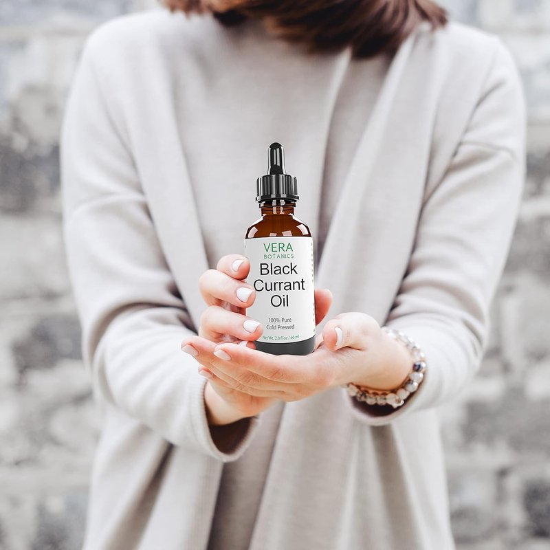 Black Currant Oil - 100% Pure Cold-Pressed Oil for Face, Skin, Hair & Nails | Moisturizing & Nourishing