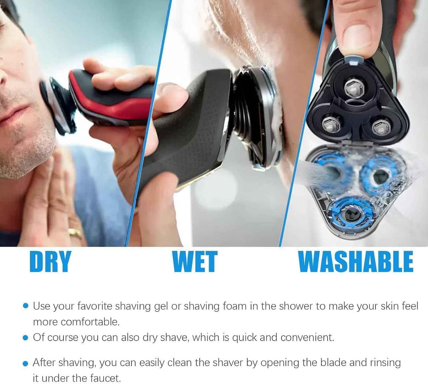 SH90/62 Blades Compatible with Philips Norelco Series 9000 Replacement Heads,Upgrade Sh90 Replacement Heads Shaver for Norelco Series 9000(S9xxx) Electric Razor Shaver,Double-Layer Blades