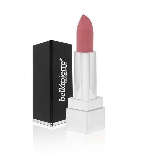 bellapierre Matte Lipstick – Long-Lasting Mineral Lip Color with Vitamins C & E, Nourishing Formula, Natural Matte Finish, Clean, Paraben-Free, Cruelty-Free – 0.12 oz – Antique Pink