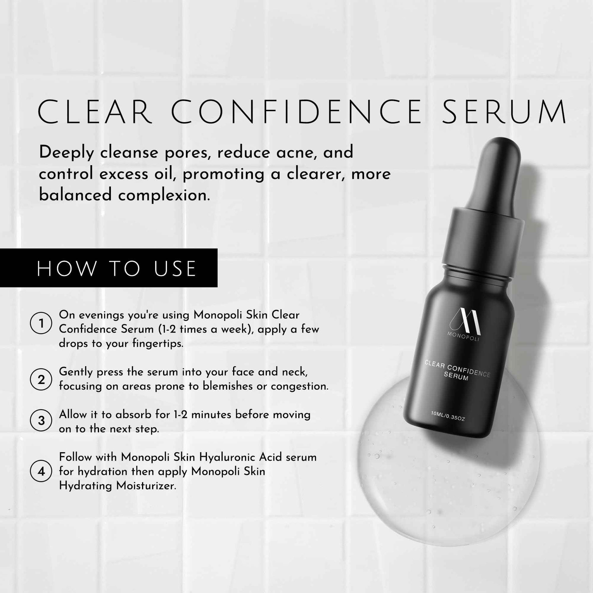 Monopoli Skin Travel Skincare Set | Airplane-Friendly Sizes | Complete Facial Skin Care Kit with BHA Serum, Vitamin C, Moisturizer & Cleanser | Perfect Travel Essentials & Gift Set for Women & Teens