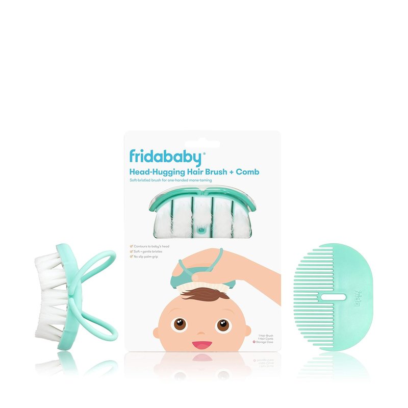 Infant Head-Hugging Hairbrush and Comb Set - Perfect for Newborns and Up
