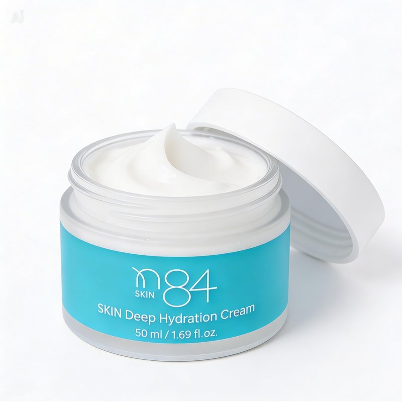 Korean Face Moisturizer with Niacinamide & Hyaluronic Acid – Lightweight Daily Hydrating Cream for Dry, Sensitive & Oily Skin – Non-Greasy, Fast Absorbing 50ml