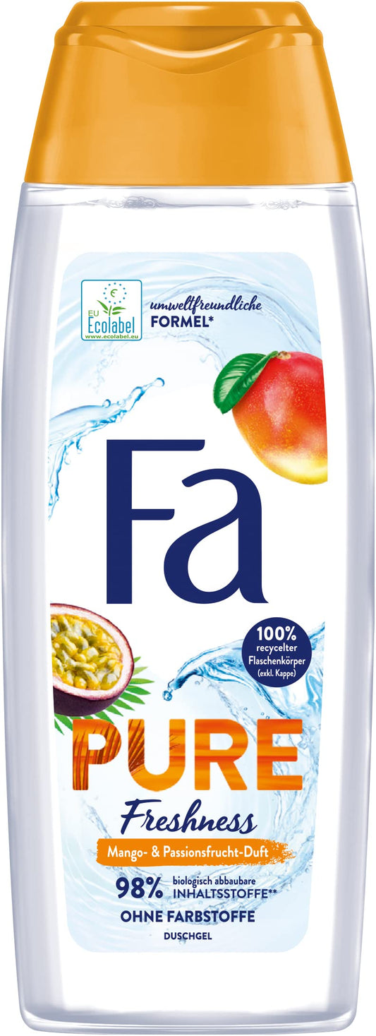 Fa- Pure Freshness Shower Gel- 250ml, 1.41 Fl Oz (Pack of 6), White