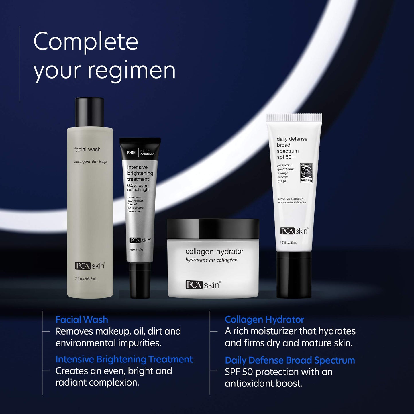 PCA SKIN Intensive Brightening Treatment - 0.5% Pure Vitamin A Retinol Face Serum for Discoloration & Dark Spots (1 oz)