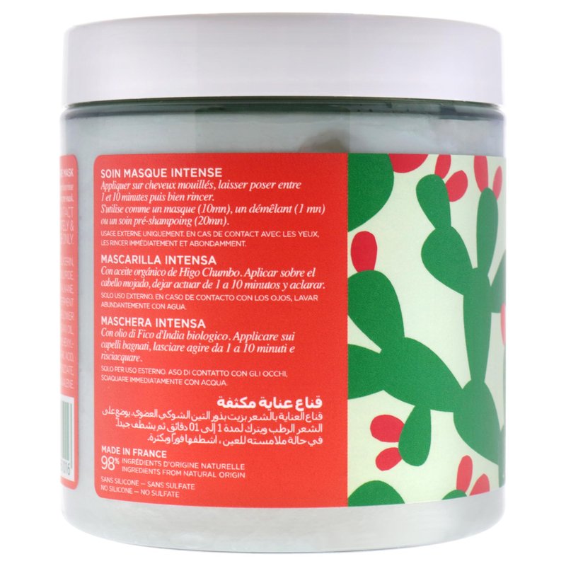 SHAERI Intense Care Hair Mask - Deep Conditioning Hair Mask - Moisturizer Enriched with Prickly Pear Extract - Natural, No Sulfate - 8.4 oz