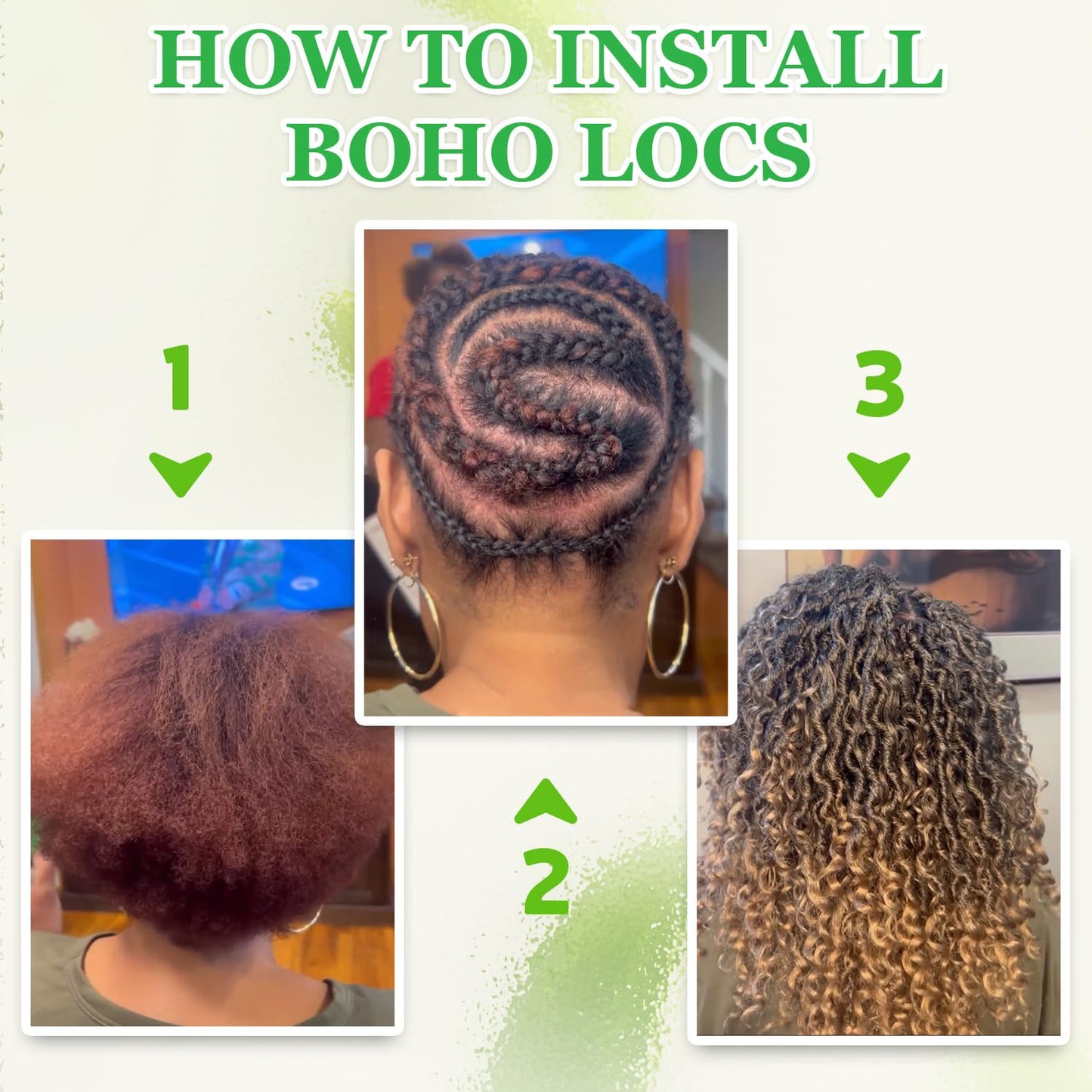 Callia Goddess Locs Crochet Hair 18 Inch 8 Packs Faux Locs Crochet Hair for Black Women Pre Looped Crochet Goddess Locs with Curly Ends T27
