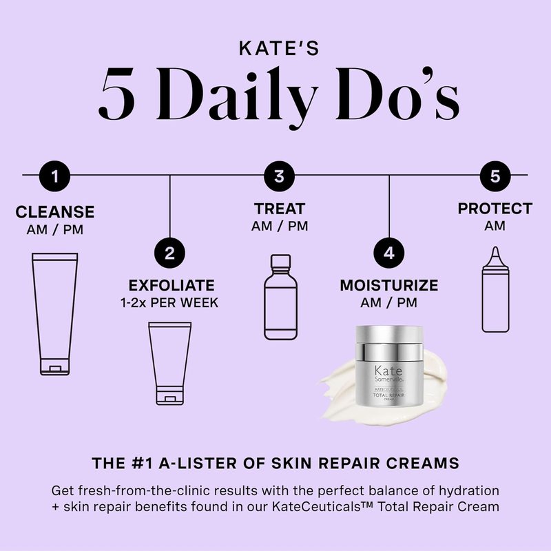 Kate Somerville Total Repair Cream - Advanced Anti-Aging Moisturizer for Wrinkles & Fine Lines | 1 Fl Oz