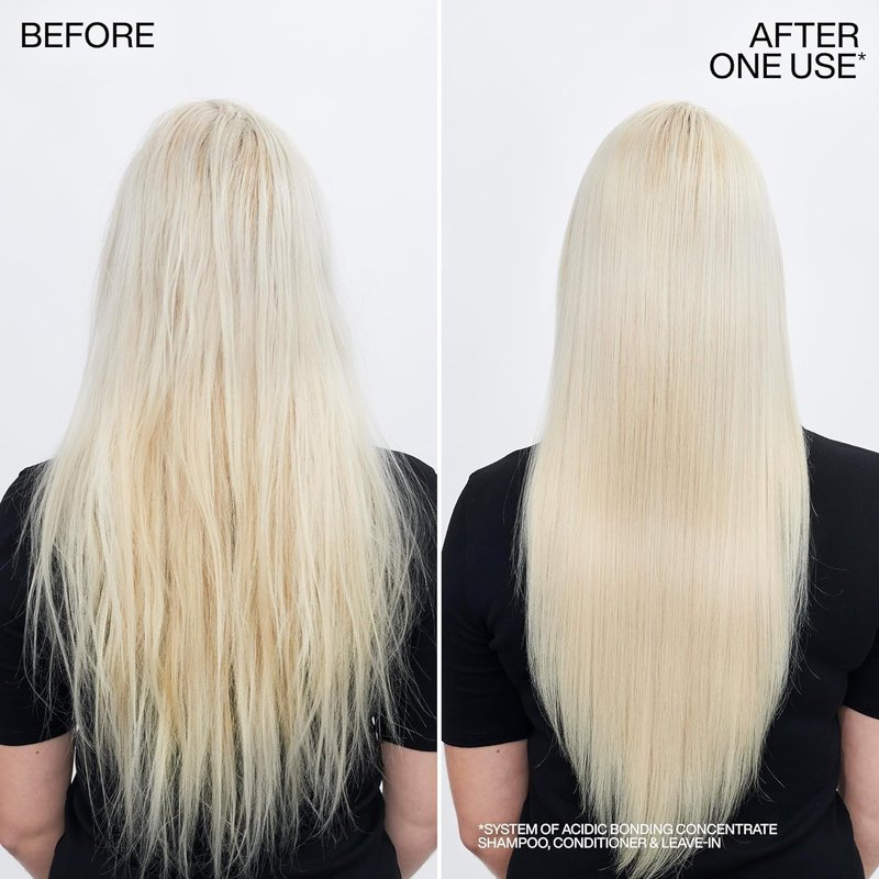 Redken Acidic Bonding Concentrate Shampoo & Pre-Treatment Set | Repair Damaged Hair, Reduce Breakage