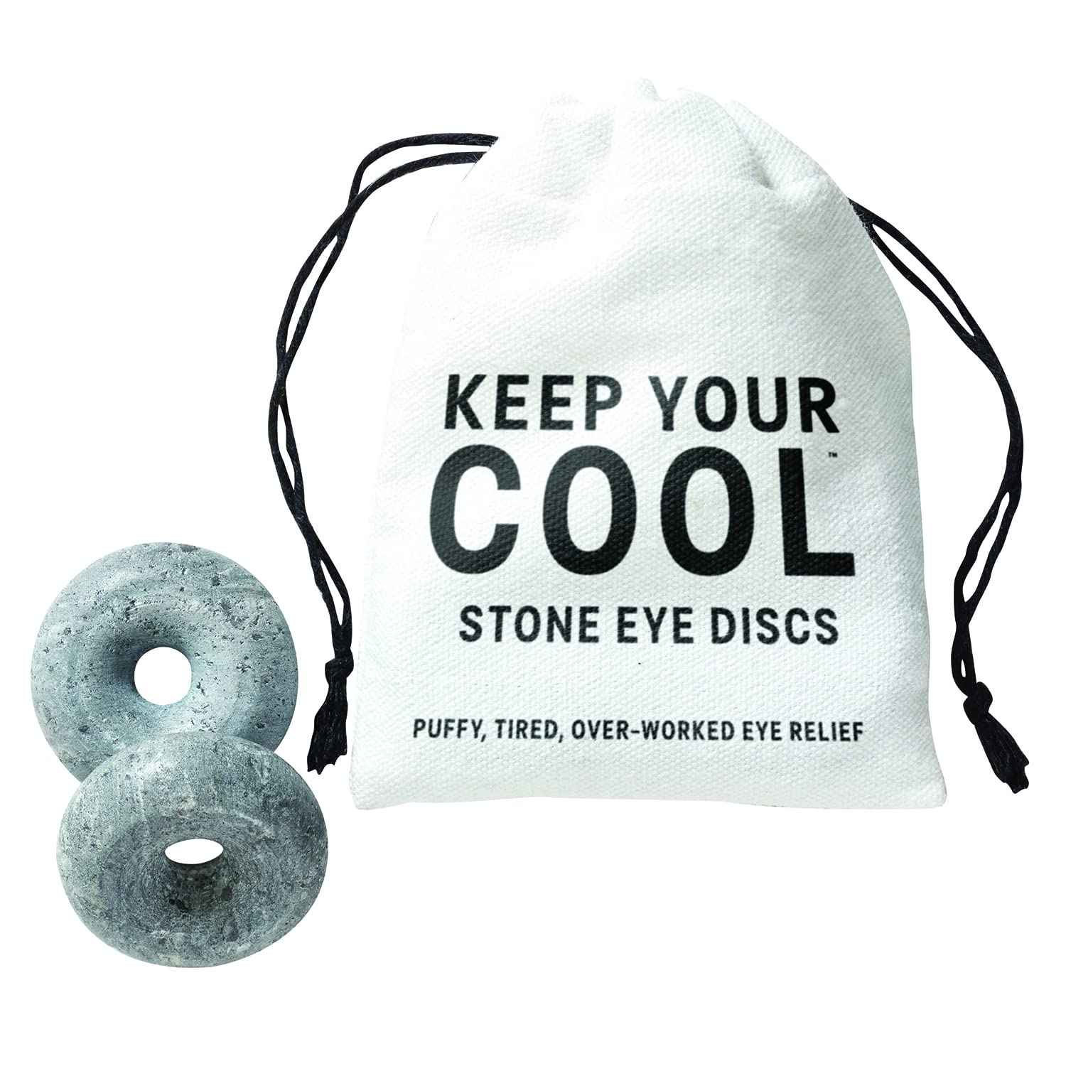 Santa Barbara Design Studio Pure Design Cooling Stone Eye Orbits Gift Set, 1-Pair, Soapstone