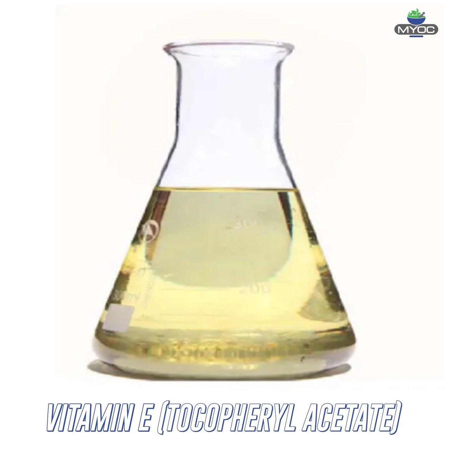 MYOC Tocopherol Acetate Vitamin E Pure Pale Yellow Cosmetic Grade Raw Material for DIY Creams Soaps Lotion Shampoo & Serum, Moisturizes & Nourishes Skin - 50 ml