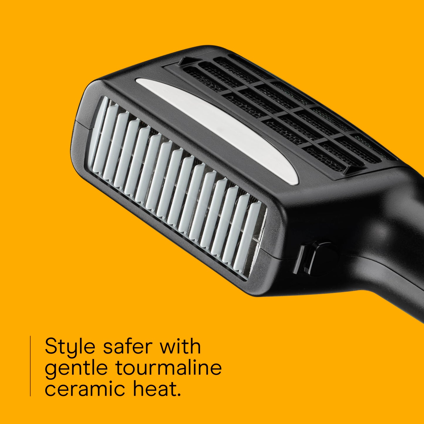 INFINITI PRO CONAIR 3-in-1 Styling Hair Dryer, 1875W Blow Dryer with 3 Styling Attachments to Detangle, Straighten, and Volumize, Tourmaline Ceramic Coating and Ionic Conditioning, Black
