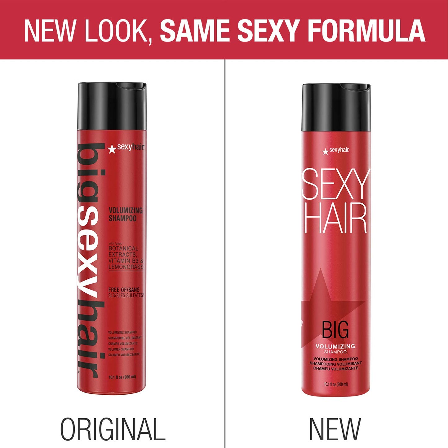 Big Volumizing Shampoo & Conditioner - Moisture & Hydration | SLS & SLES Sulfate Free | For All Hair Types