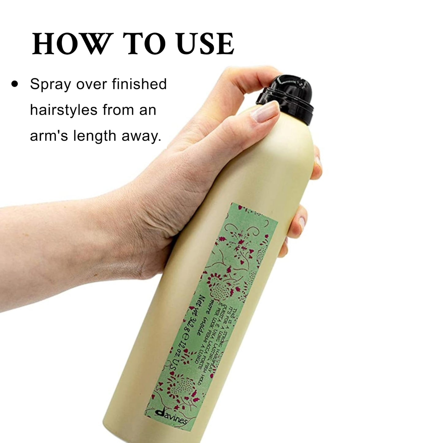 Davines This Is A Strong Hair Spray, Strong Hold Long-Lasting Control - Locks Styles in Place with Natural Shine - Humidity Resistant, 13.53 Fl Oz