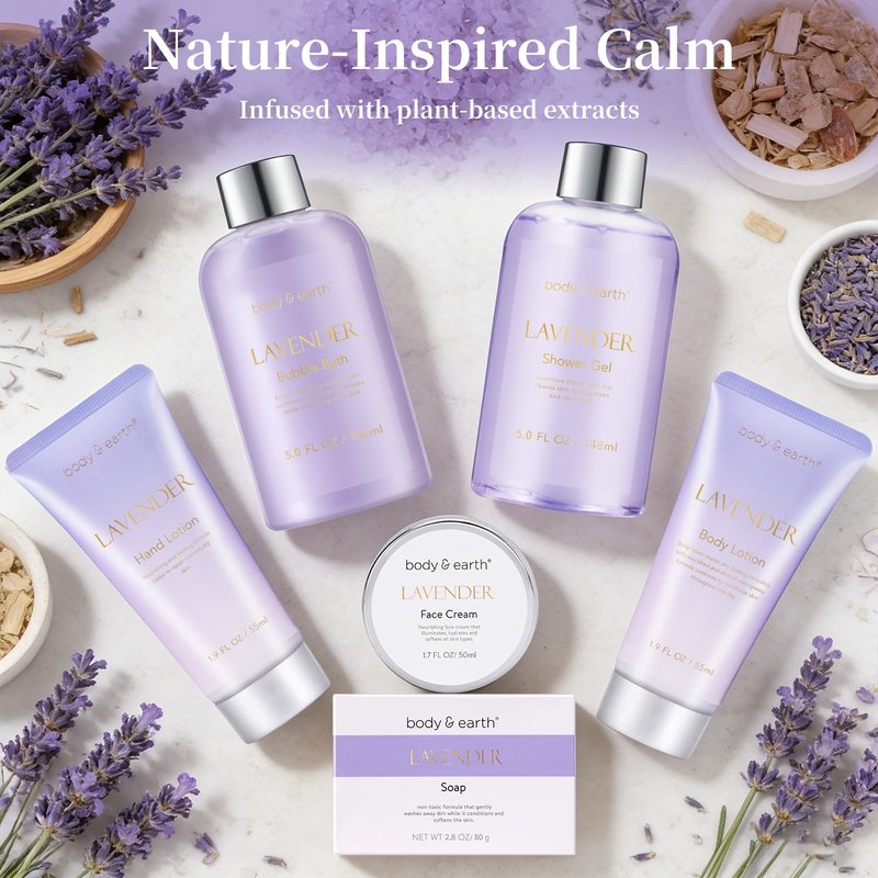 Bath and Body Gift Set for Women, 8 Pcs Vanilla Spa Set Gifts with Tumbler, Birthday Gifts for Women, Unique Gift Ideas for Her, Mom