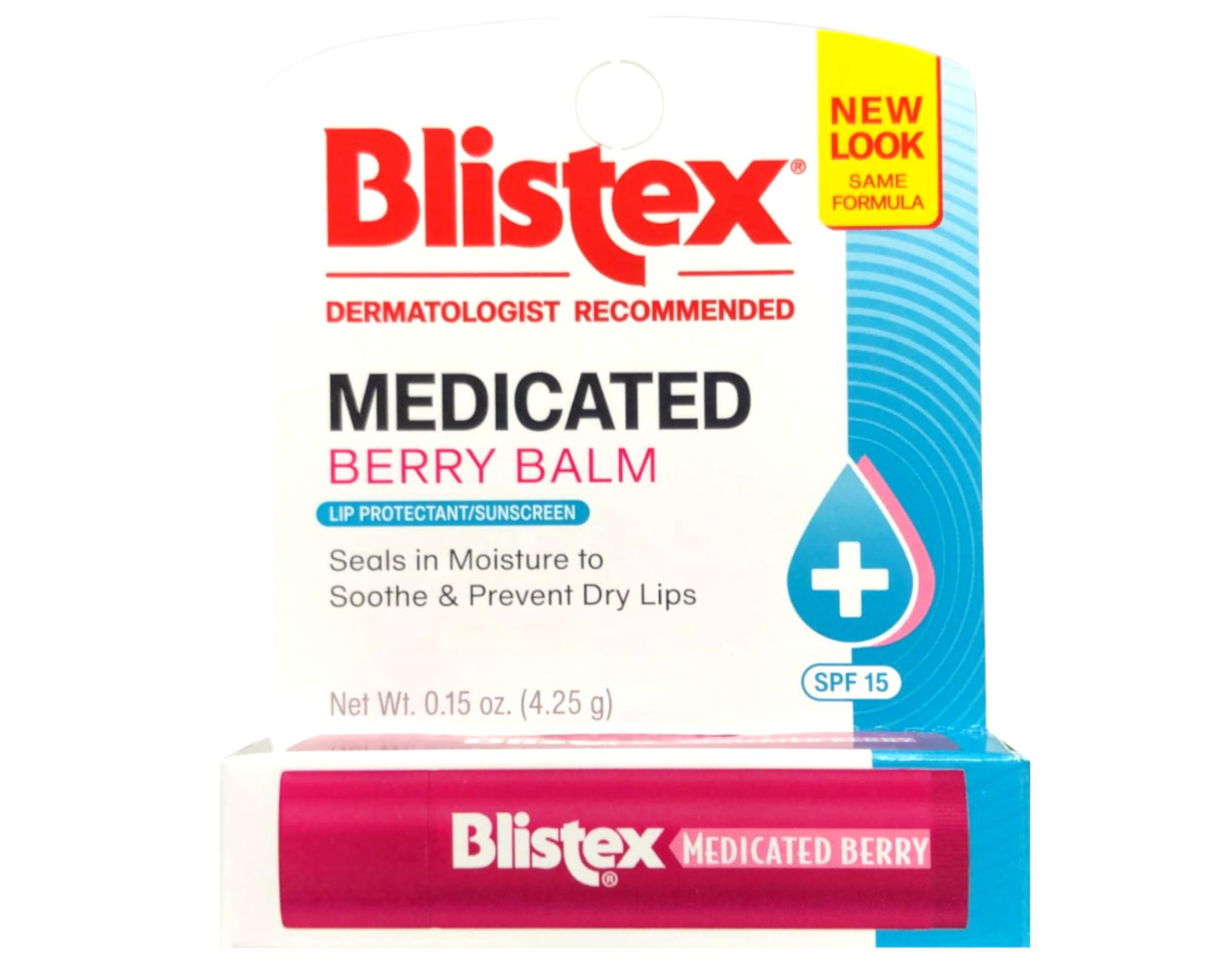 Blistex Medicated Berry Balm, 0.15 Ounces (Pack of 24)