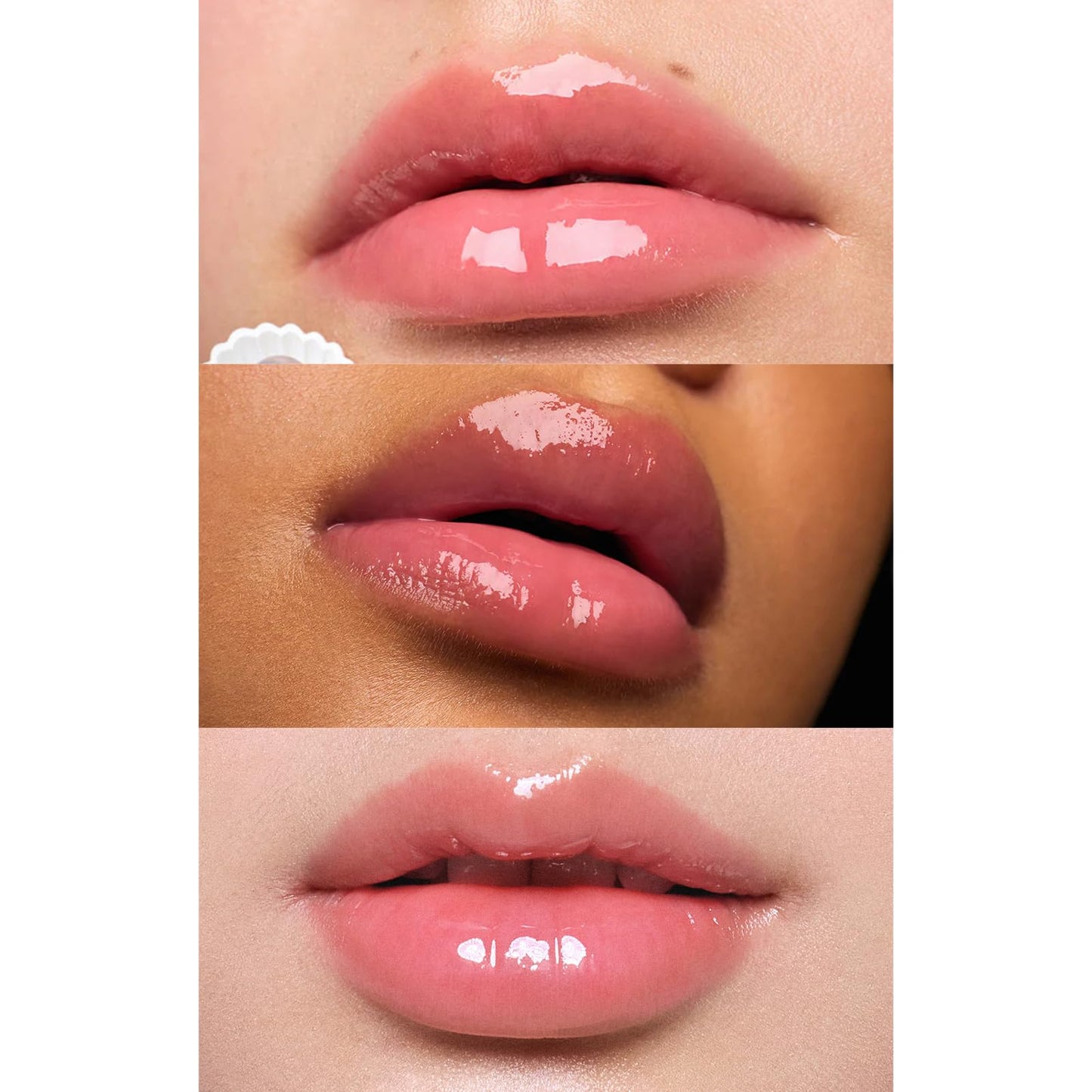 Flower Knows Shell's Jewel Nourishing Lip Glaze, Light Baby Pink