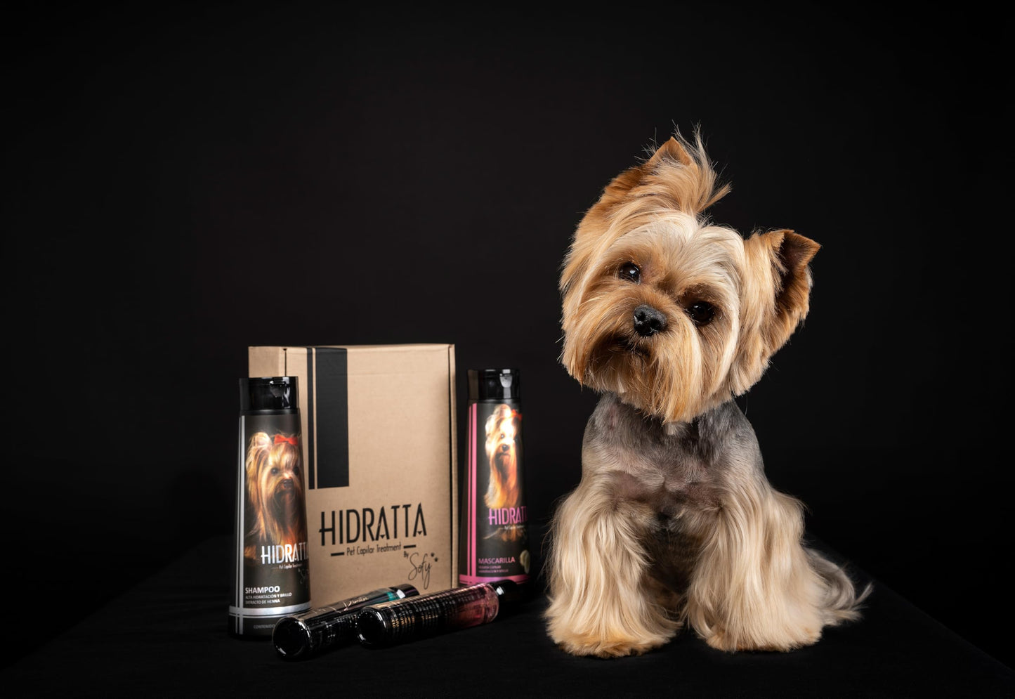 Hidratta Premium Dog & Cat Hydrating Shampoo + Mask Kit – Henna & Natural Oils for Shiny, Tangle-Free Coat – 12.5 oz / 370 ml Set