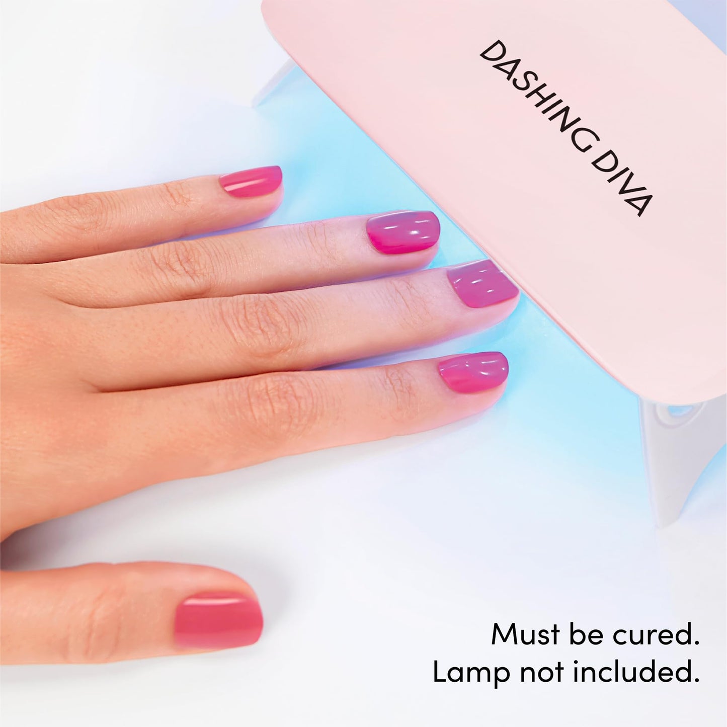 Dashing Diva Glaze Nail Strips - Winter in New York | Works with Any LED Nail Lamp | Long Lasting, Chip Resistant, Gel Nail Strips | 32 Salon Quality Nail Wraps, 2 Prep Pad, 1 Nail File