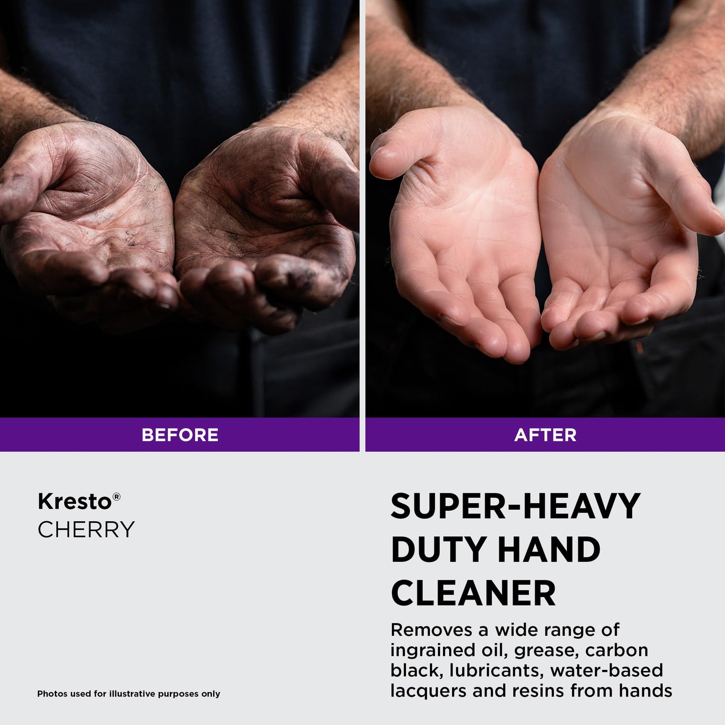 SC Johnson Professional Kresto Cherry, Super Heavy Duty Hand Cleaner, 1 Gallon Pump Bottle, for Professional Use Only