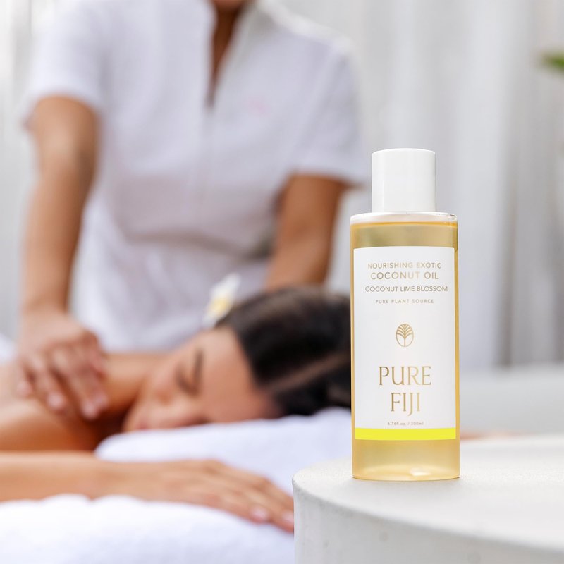 PURE FIJI Nourishing Exotic Coconut Body Oil, Coconut (7.7 fl oz/230ml)