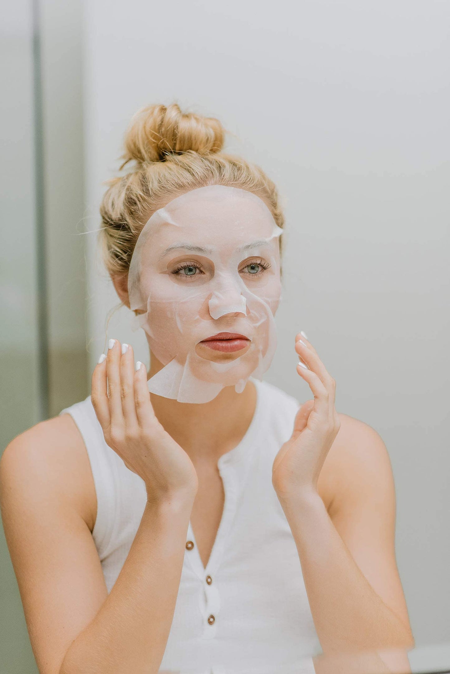Karuna Skin - Face for All Eye & Face Mask Sets,Complete Eye & Sheet Masks Skincare Bundle, 6 Face Masks(Clarifying+,Hydrating+,Brightening+,Age-Defying+ & Anti-Oxidant+) & 1 Renewal+ Eye Sheet Mask