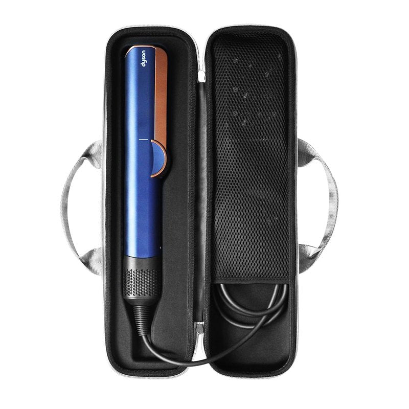 WINZEDGE Travel Carrying Case Compatible with Dyson Airstrait/Hair Straightener, Airstrait HT01 Accessories Tools Hard Case, Waterproof Storage Bag - Black (Black)