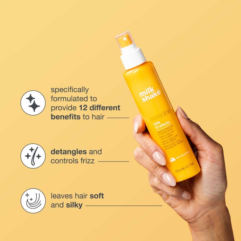 milk_shake Incredible Milk - Leave-In Hair Treatment for All Hair Types | Renews Detangles and Repairs Damaged Hair | 5.1 fl oz (150 ml)