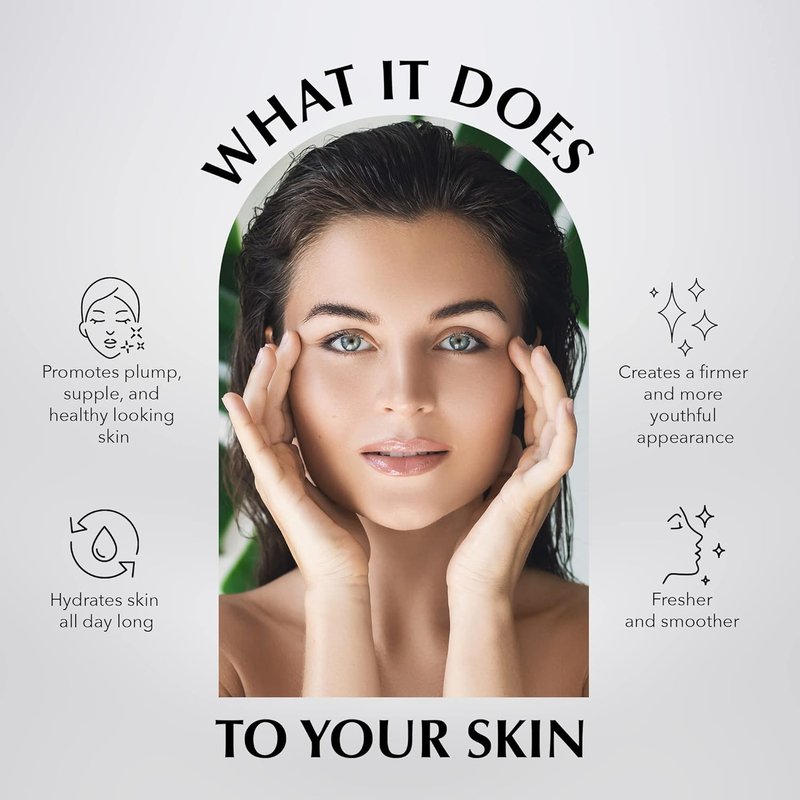 Facial Night Serum - AHA & Collagen Anti-Aging Formula with Vitamins C, B, E | Nutrient-Rich Skincare