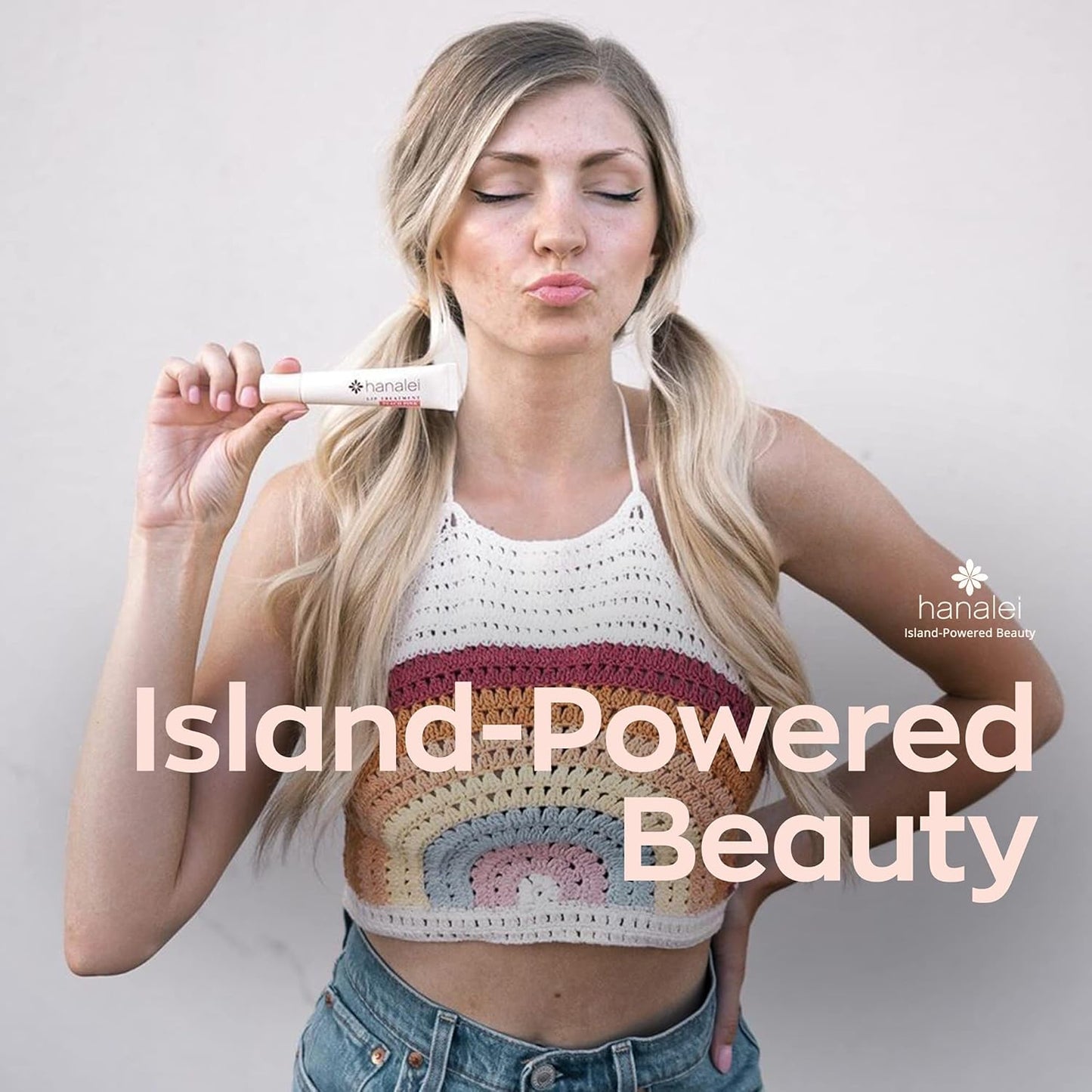 Hanalei Lip Treatment Bundle - Clear & Rose | Nourishing Kukui Oil, Shea Butter & Agave for Soft, Hydrated Lips