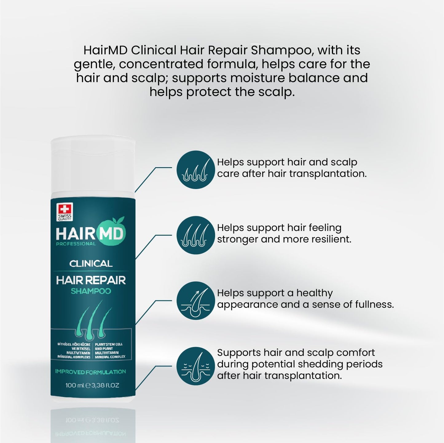 HairMD Clinical Hair Repair Shampoo 100 ml