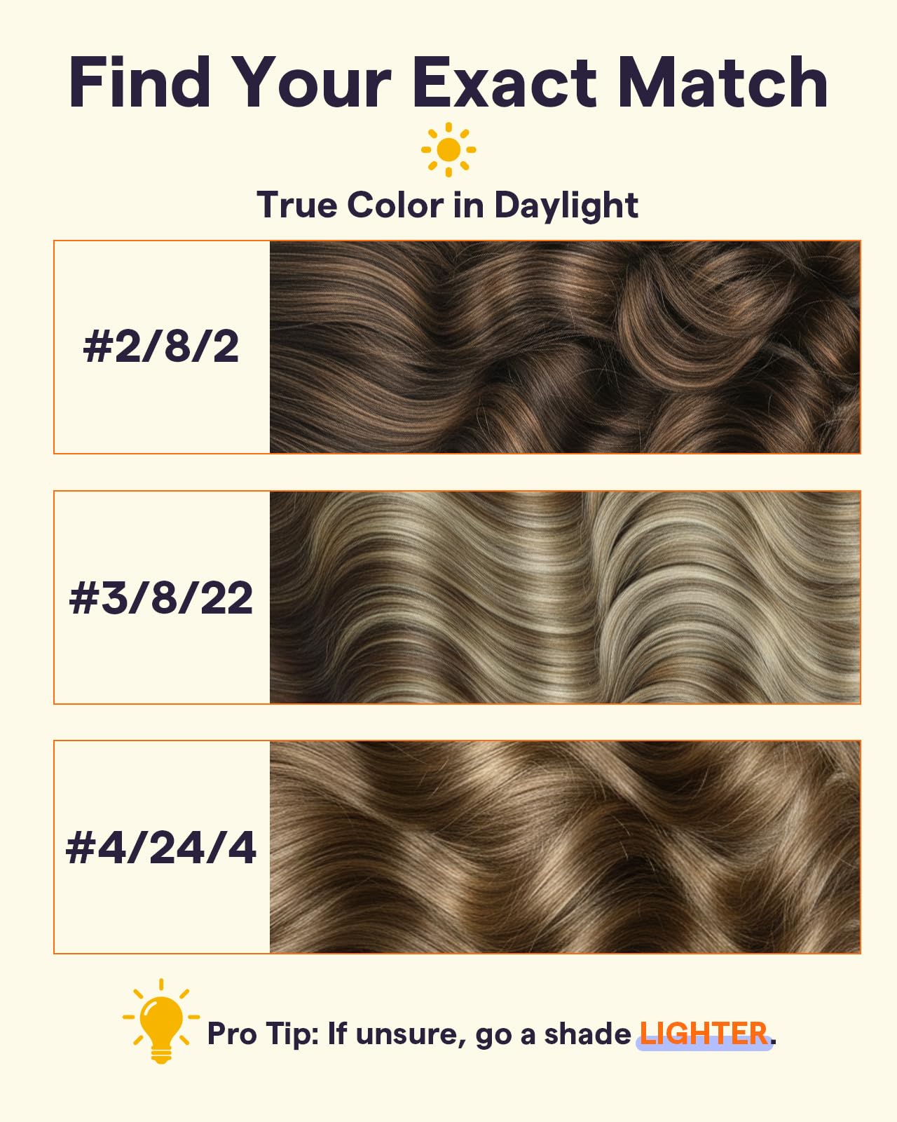 Full Shine Human Hair Extensions Clip Ins Ombre, 16 Inch 3 Pcs 60g