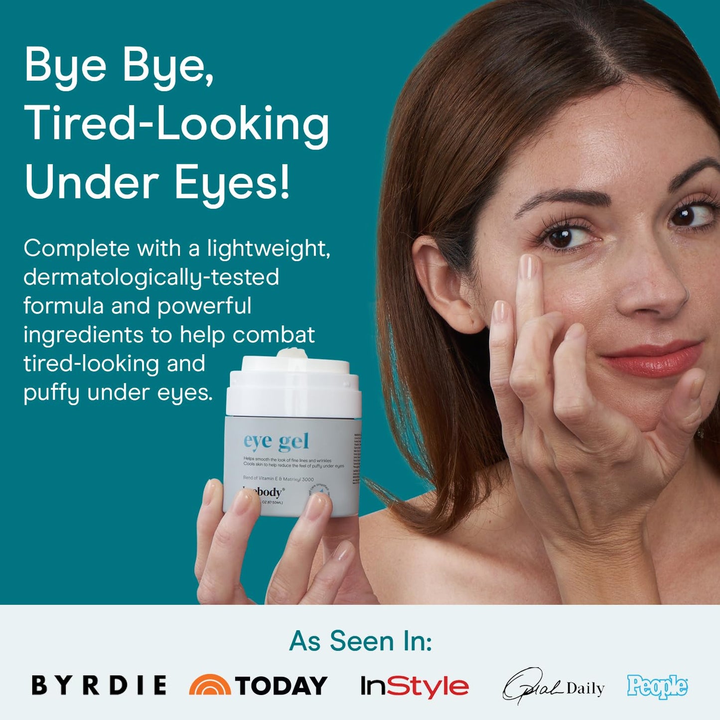 Baebody Under-Eye Gel - Advanced Cooling Under-Eye Cream For Dark Circles and Puffiness - Anti Aging and Hydrating - Beauty Gifts for Women (50 ml/1.7 fl oz)