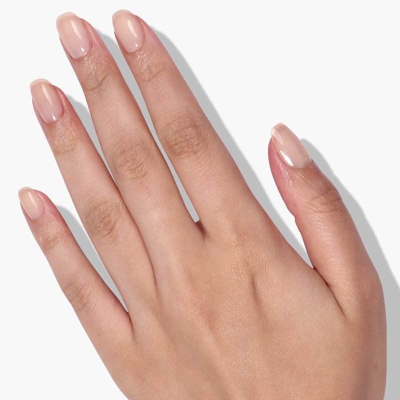 LONDONTOWN Perfecting Nail Veil, Sheer, Buildable Nail Tint Plus Nail Strengthener, Hydrates & Conditions Nails, #1 Apricot Beige Tint, 0.4 Fl Oz