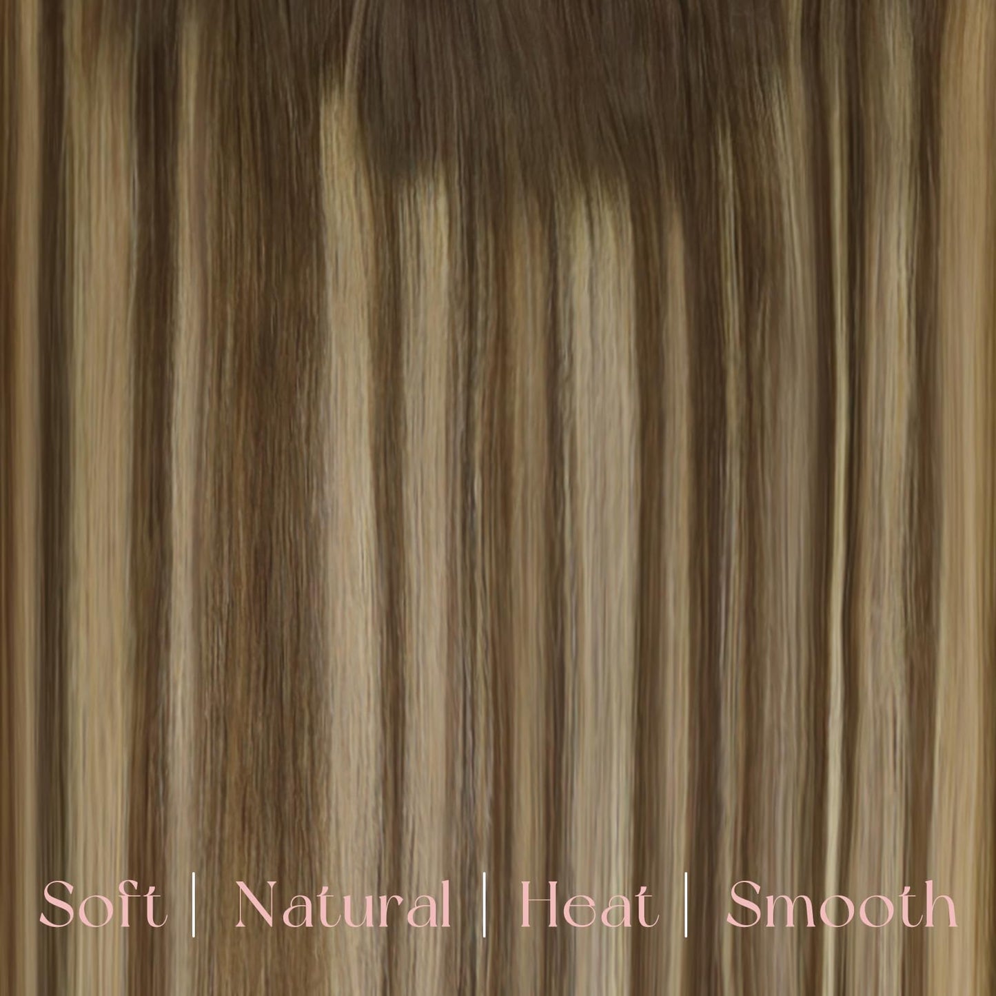 Easyouth Clip in Hair Extensions Human Hair Balayage, Remy Hair Clip in Extensions Ombre, Medium Brown Fading to Caramel Blonde, Real Hair Extension Clip in Human Hair for Beginners, 14In 85g 7pcs