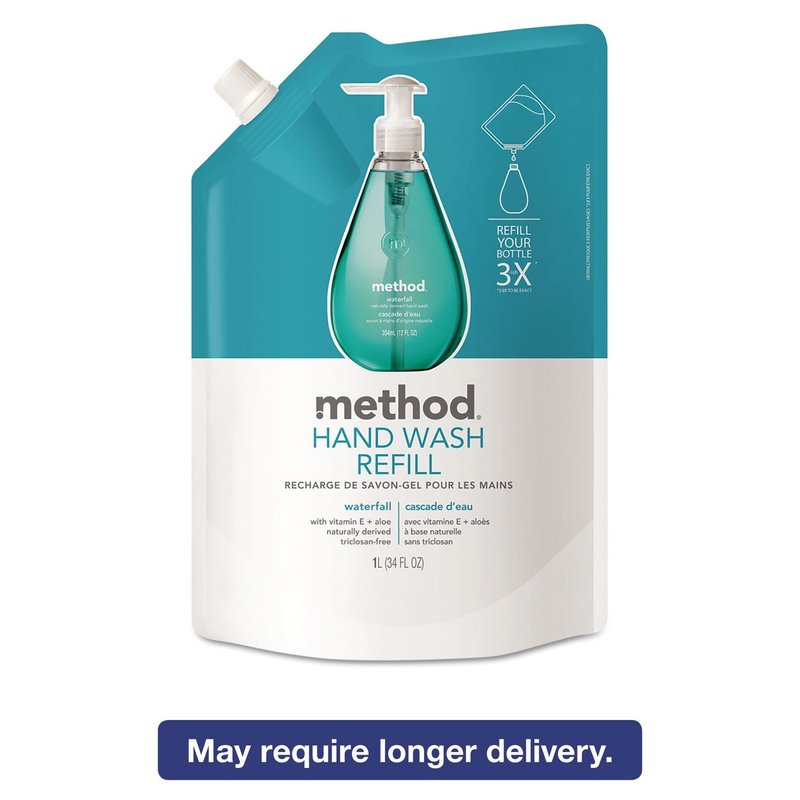 Method Gel Hand Wash Refill - Eco-Friendly, Moisturizing Formula | 28 Fl Oz