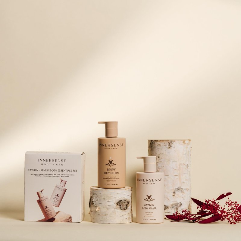 INNERSENSE Organic Beauty - Hair Revival Duo Holiday Set | Detox Hair Mask, Hydrate Hair Mask | Non-Toxic, Cruelty-Free, Clean Haircare (2 piece set)