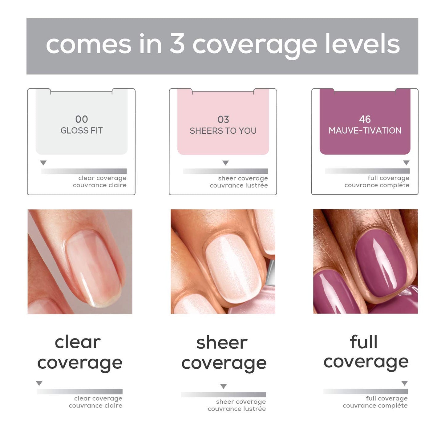 Essie Nail Care Polish - Treat, Love & Color in Sheers to You | Sheer Pink, 0.46 Ounce