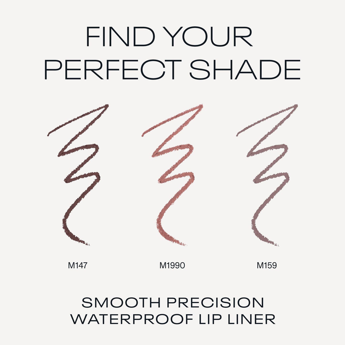 MOB Beauty Smooth Precision Waterproof Lip Liner, M159 Cool-Toned Taupe, 100% Natural Formula Long-Wearing Lip Pencil, Taupe Lip Liner, Plastic-Free, Vegan, Cruelty Free