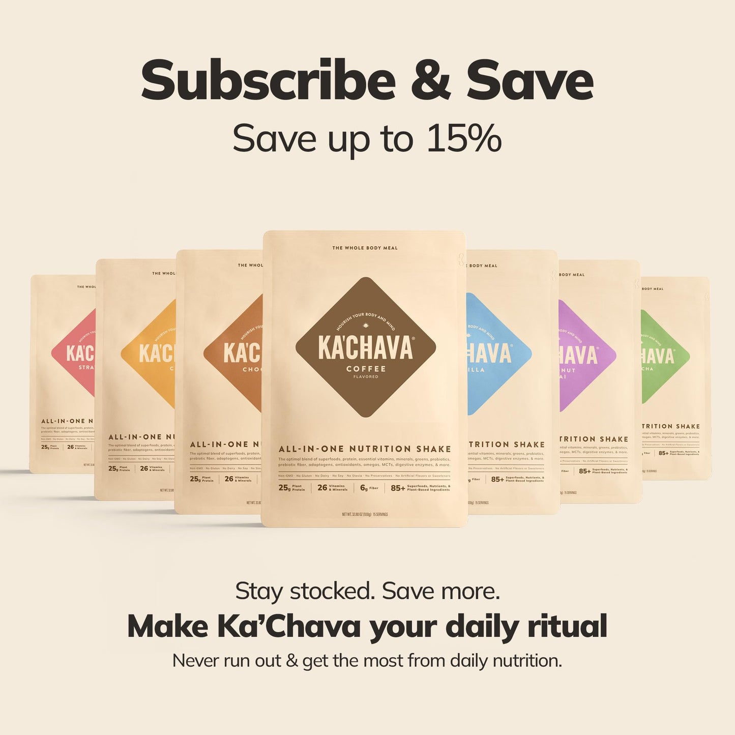 Ka’Chava Whole Body Meal Shake Chocolate 2 lb – Vegan Protein Powder with 85+ Superfoods & Greens – Plant-Based Meal Replacement with Probiotics & Digestive Enzymes – Gluten & Dairy Free (15 Servings)