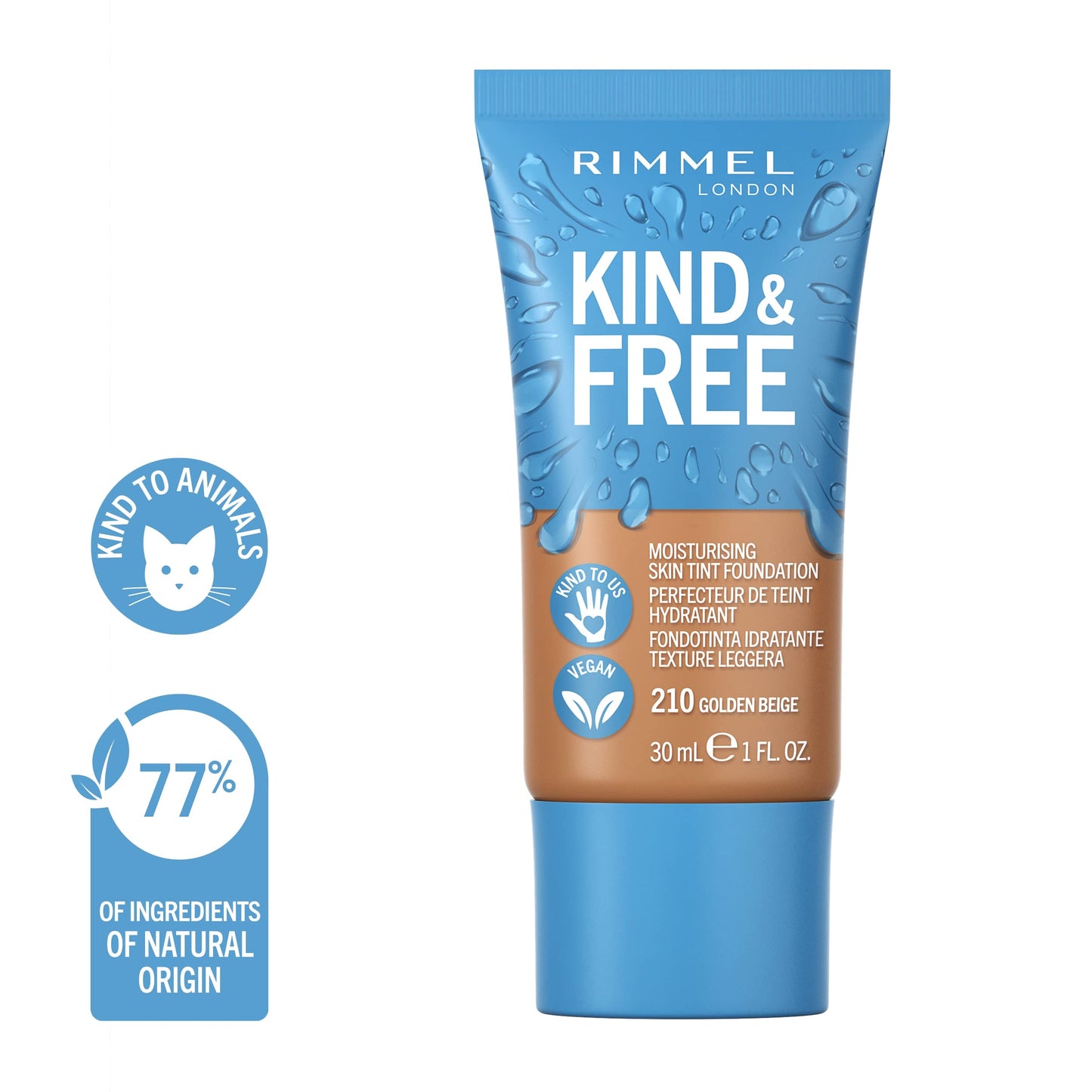 Rimmel Kind & Free Foundation - 210 Golden Beige