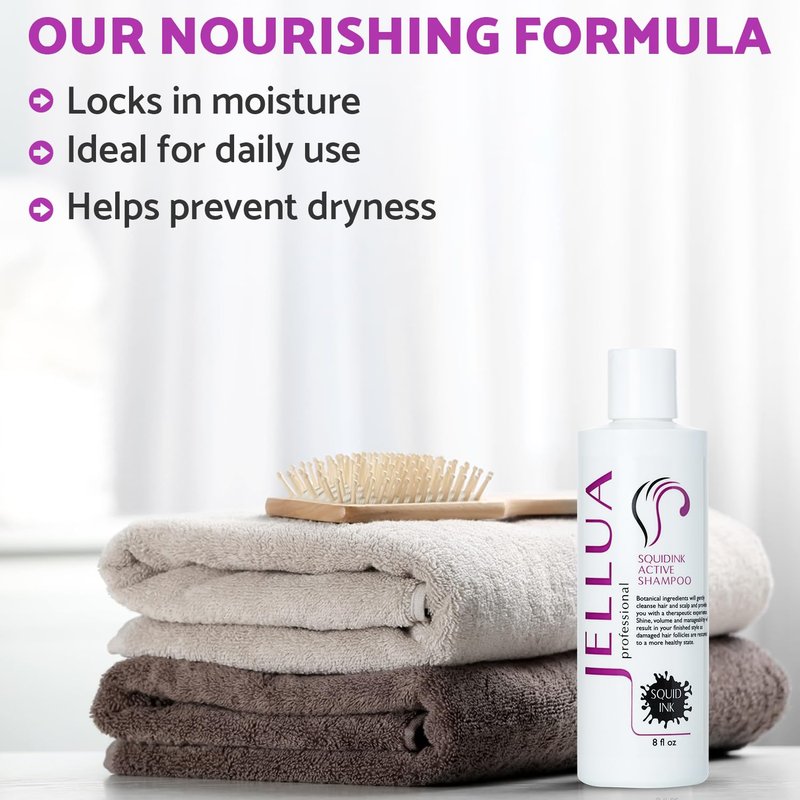 Jellua Squid Ink Active Shampoo 8 oz